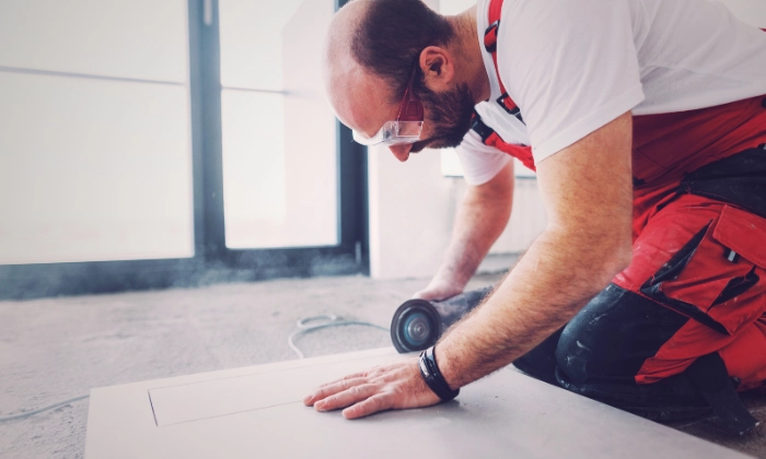 How to cut slate tile