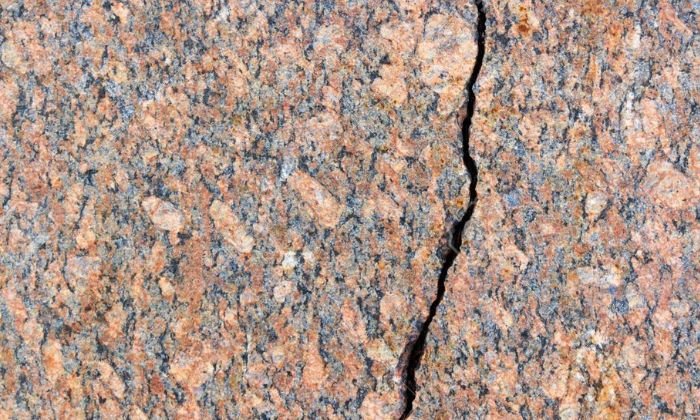 repair granite crack