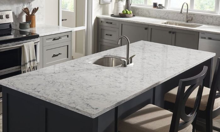 sparkling white quartz